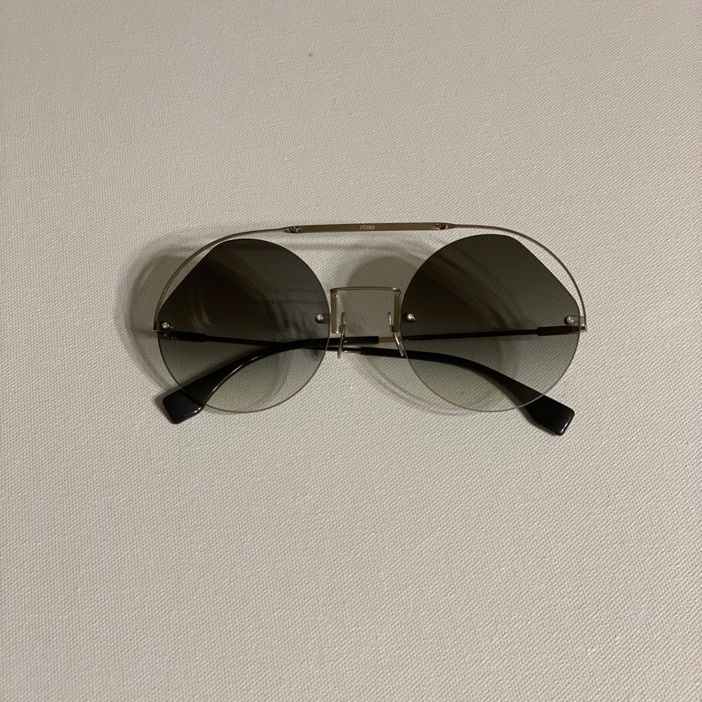 Authentic Fendi FF0325 Rimless Sunglasses